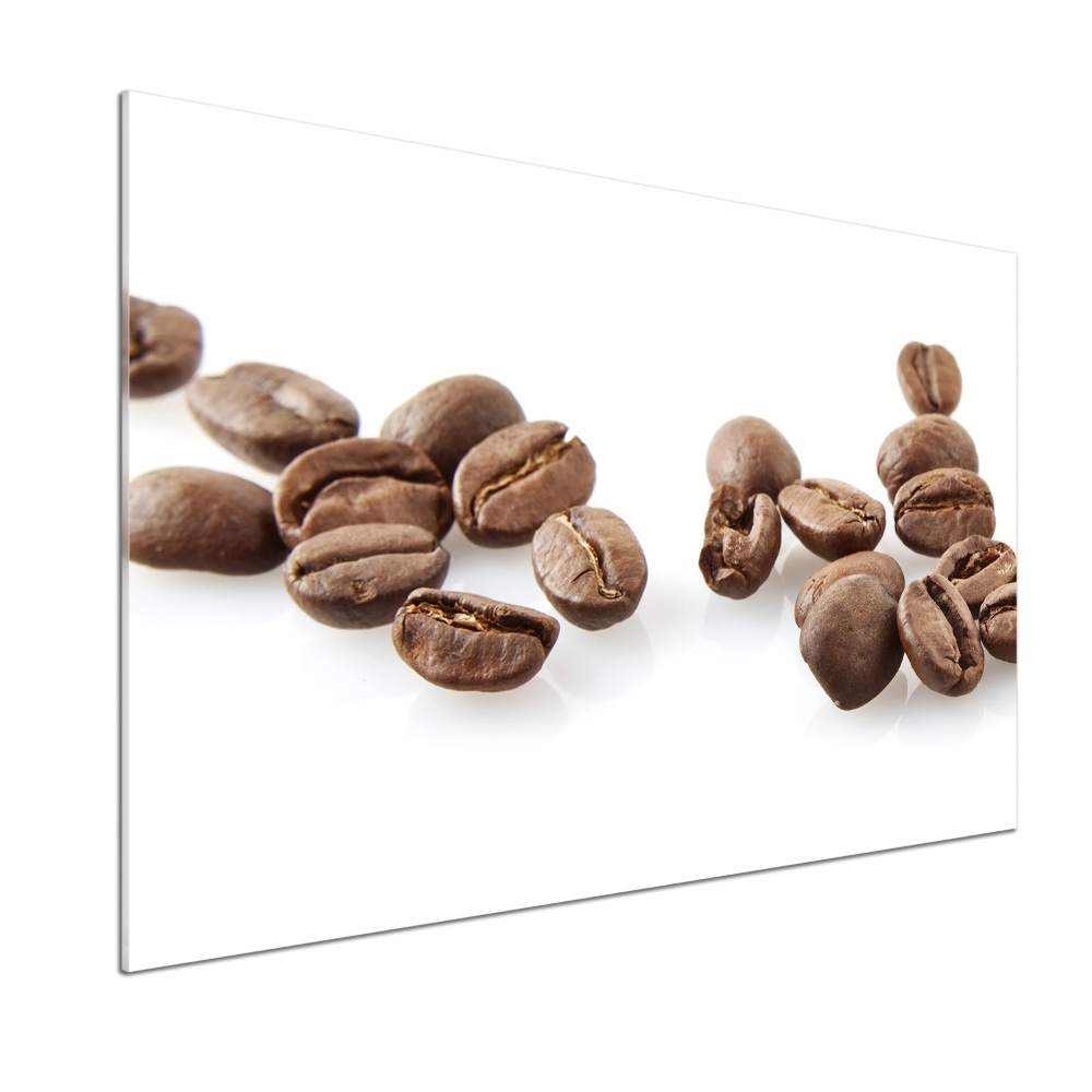 Glass splashback Coffee beans