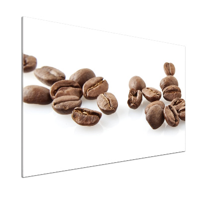 Glass splashback Coffee beans