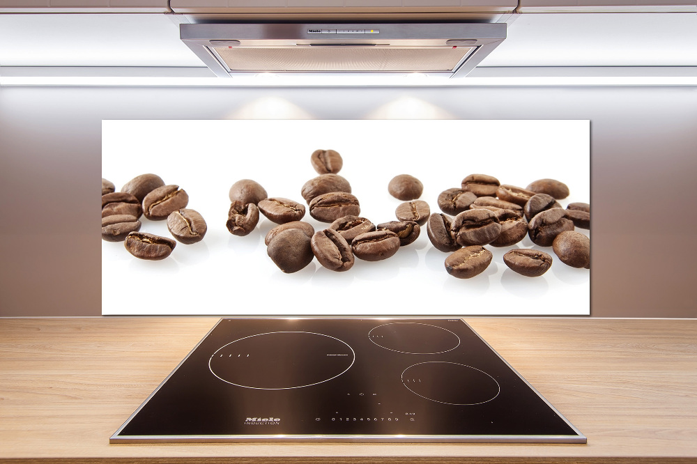 Glass splashback Coffee beans