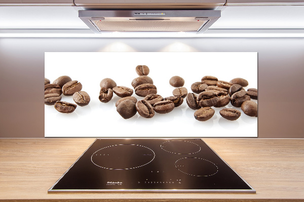 Glass splashback Coffee beans