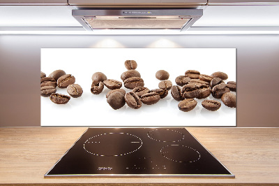 Glass splashback Coffee beans