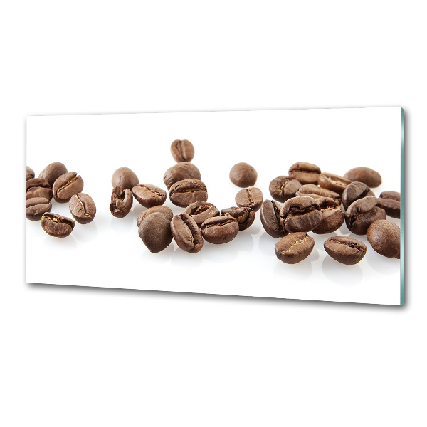 Glass splashback Coffee beans