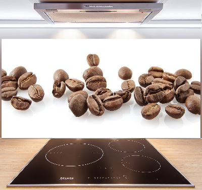 Glass splashback Coffee beans