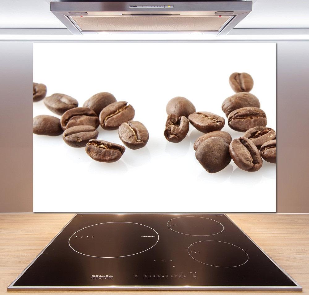 Glass splashback Coffee beans