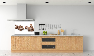 Glass splashback Coffee beans