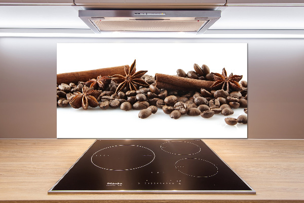 Kitchen splashback Cinnamon coffee beans