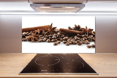 Kitchen splashback Cinnamon coffee beans