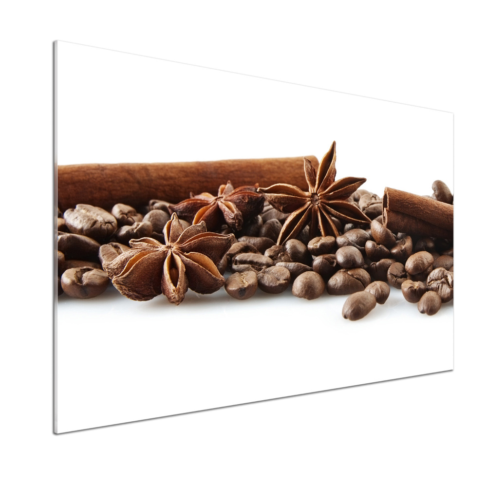 Kitchen splashback Cinnamon coffee beans