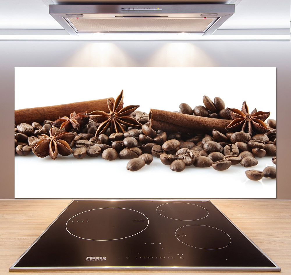 Kitchen splashback Cinnamon coffee beans