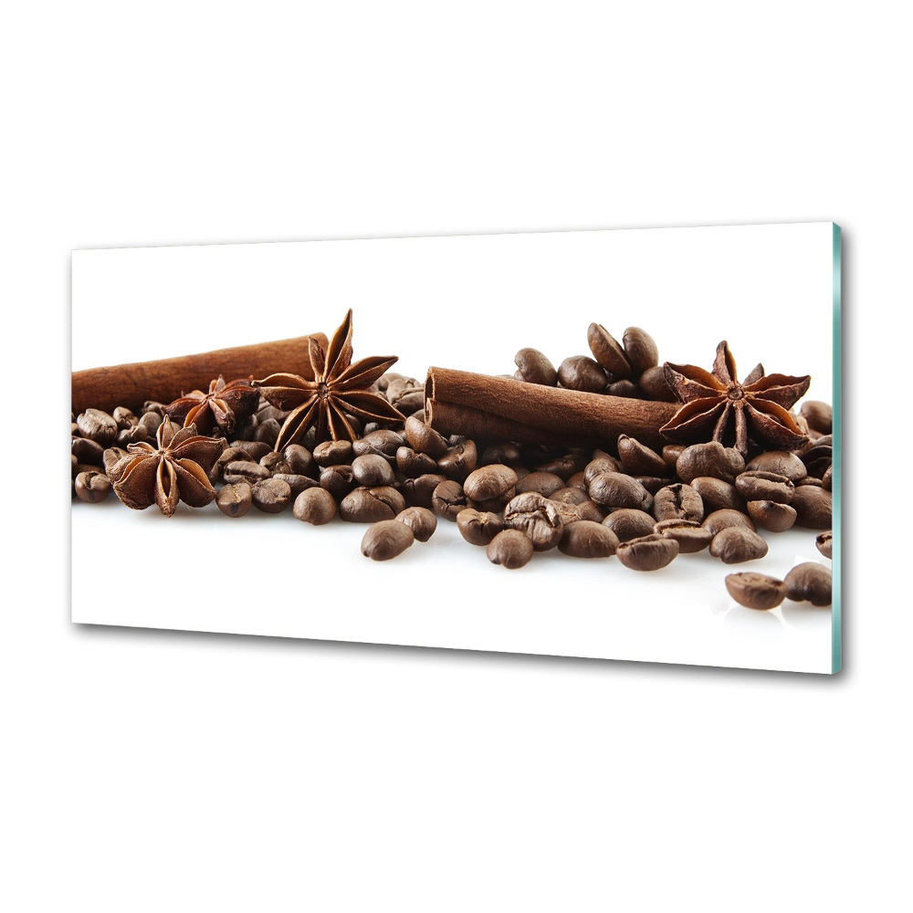 Kitchen splashback Cinnamon coffee beans