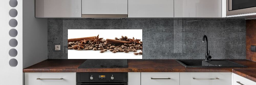 Kitchen splashback Cinnamon coffee beans