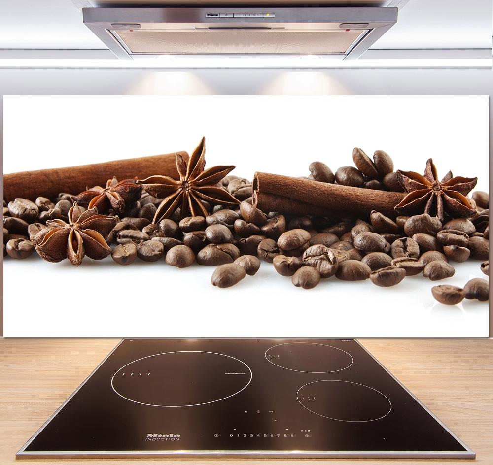 Kitchen splashback Cinnamon coffee beans