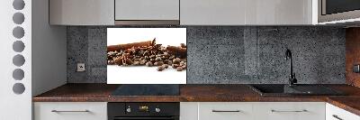 Kitchen splashback Cinnamon coffee beans