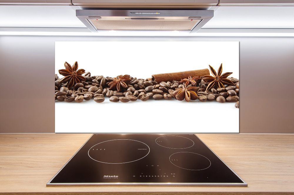 Kitchen splashback Cinnamon coffee beans