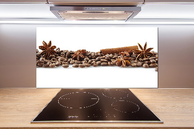 Kitchen splashback Cinnamon coffee beans