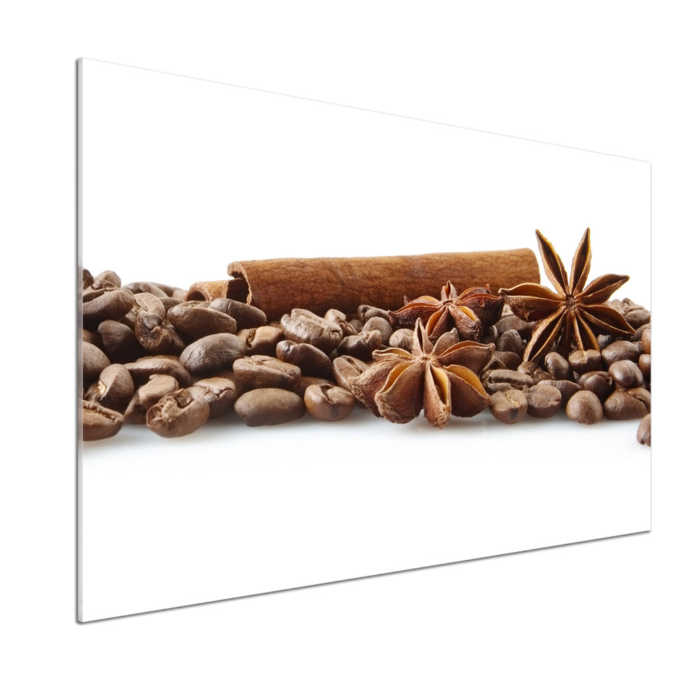 Kitchen splashback Cinnamon coffee beans