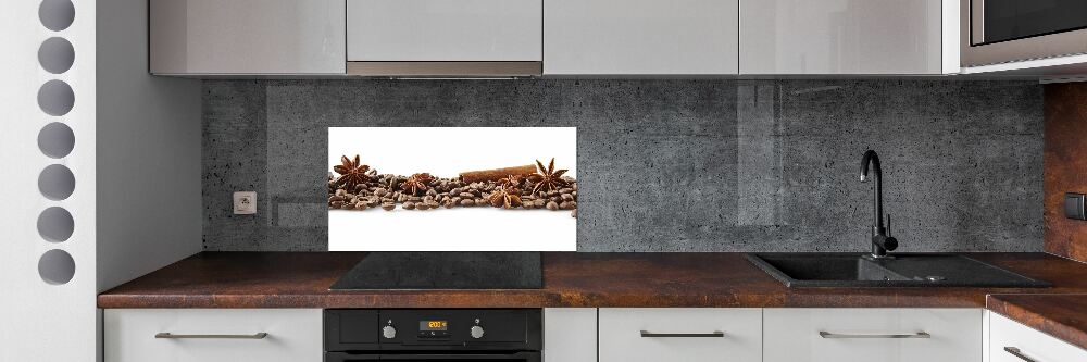 Kitchen splashback Cinnamon coffee beans