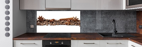 Kitchen splashback Cinnamon coffee beans