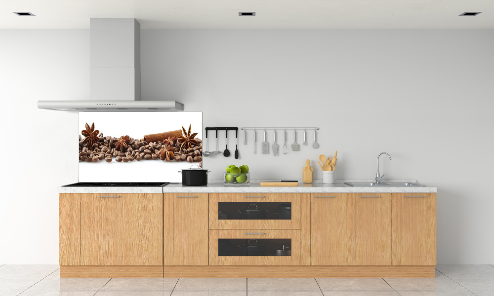 Kitchen splashback Cinnamon coffee beans