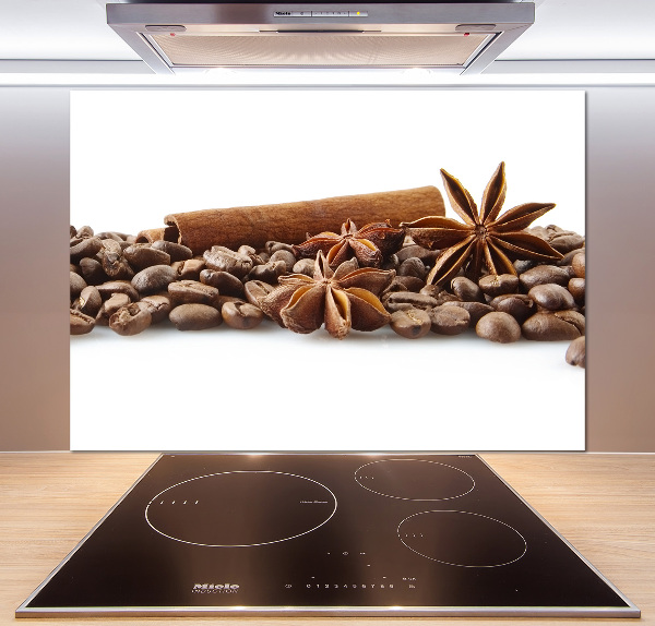 Kitchen splashback Cinnamon coffee beans