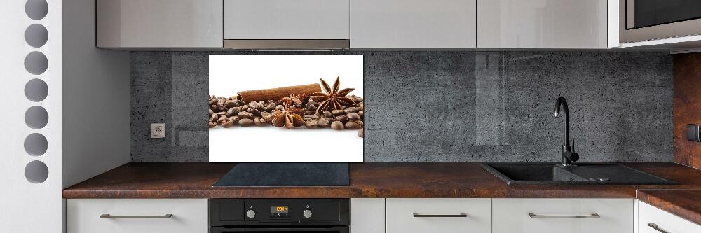 Kitchen splashback Cinnamon coffee beans