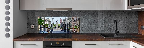 Cooker splashback Polish Łódź