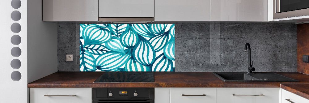 Kitchen splashback Floral pattern