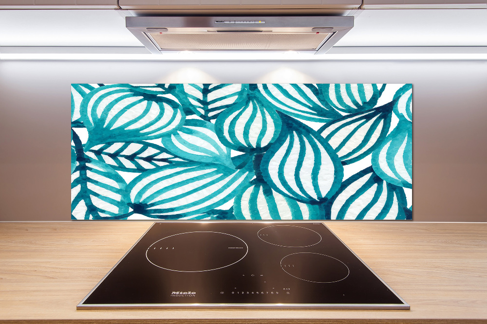 Kitchen splashback Floral pattern