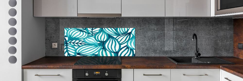 Kitchen splashback Floral pattern