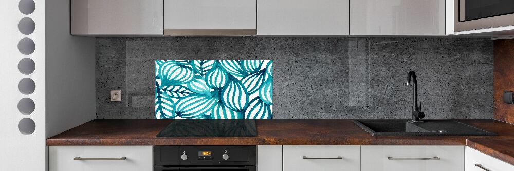 Kitchen splashback Floral pattern