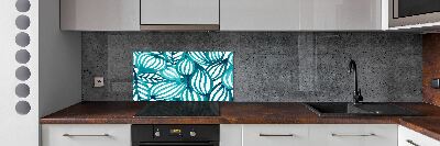 Kitchen splashback Floral pattern