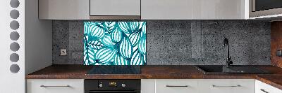 Kitchen splashback Floral pattern