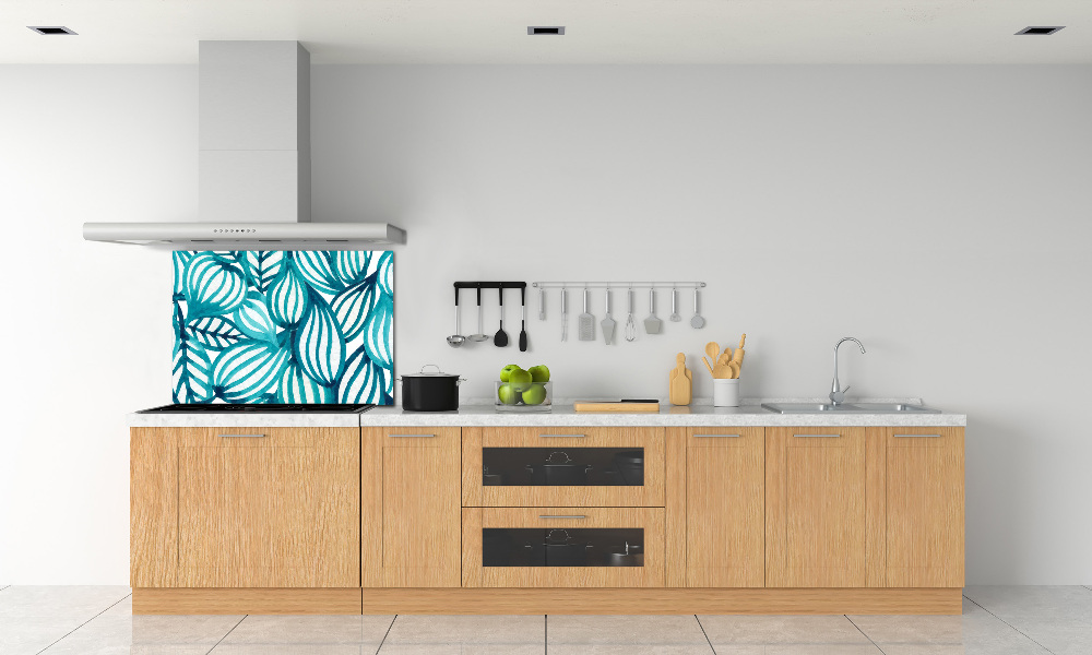 Kitchen splashback Floral pattern