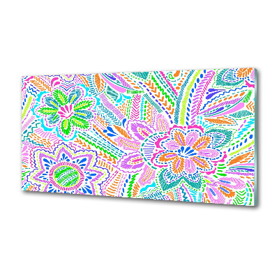 Kitchen splashback Floral pattern