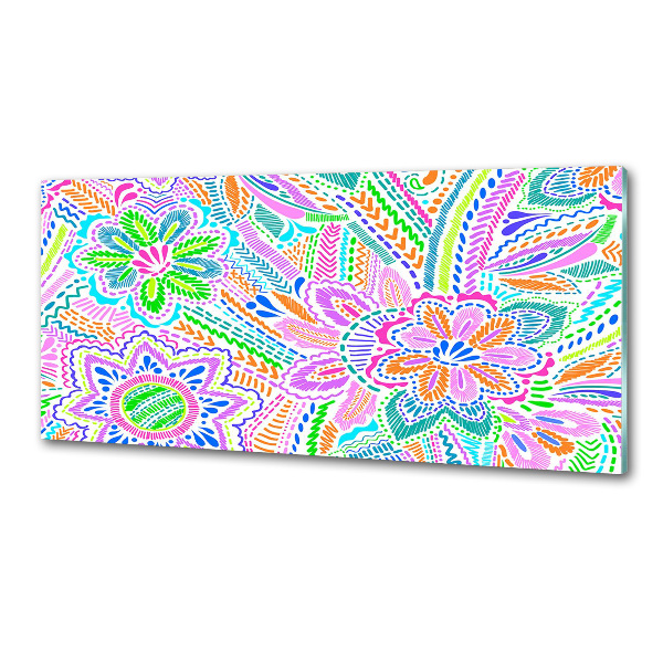 Kitchen splashback Floral pattern