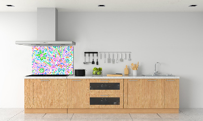 Kitchen splashback Floral pattern