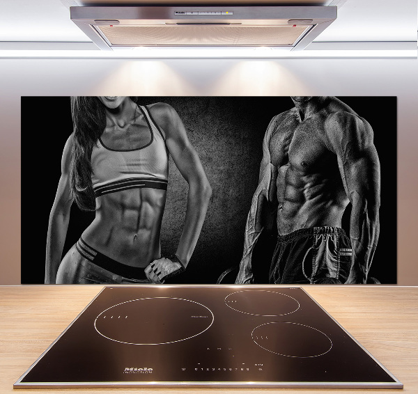 Cooker splashback Muscle structure