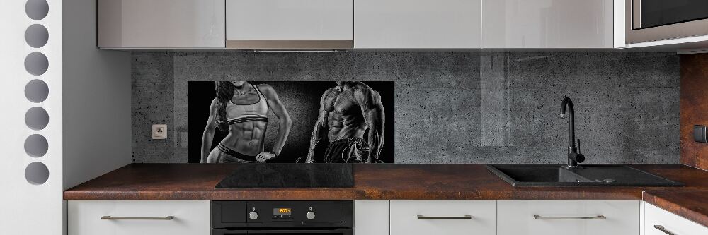 Cooker splashback Muscle structure