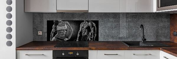 Cooker splashback Muscle structure