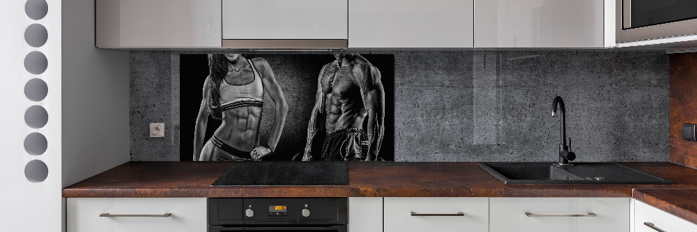 Cooker splashback Muscle structure