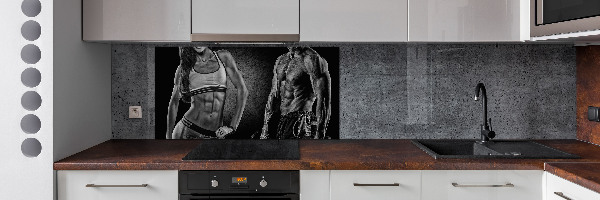 Cooker splashback Muscle structure