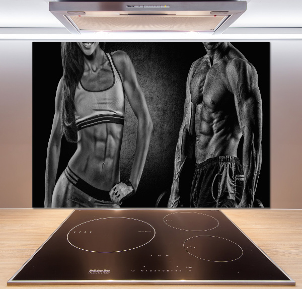 Cooker splashback Muscle structure