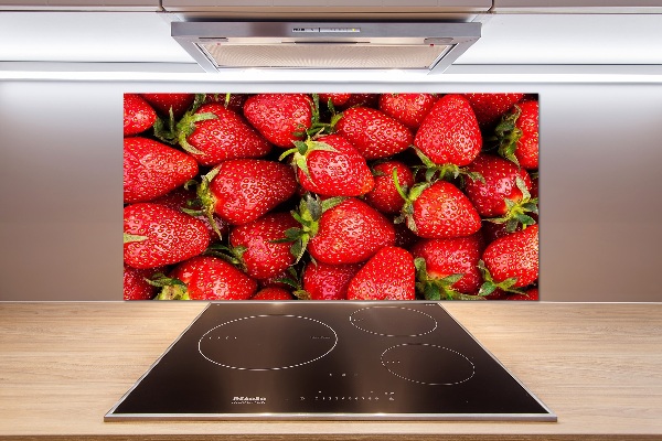 Kitchen splashback Strawberries