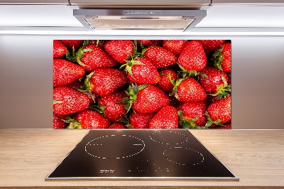 Kitchen splashback Strawberries