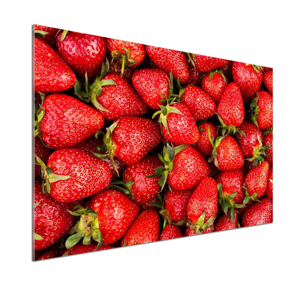 Kitchen splashback Strawberries