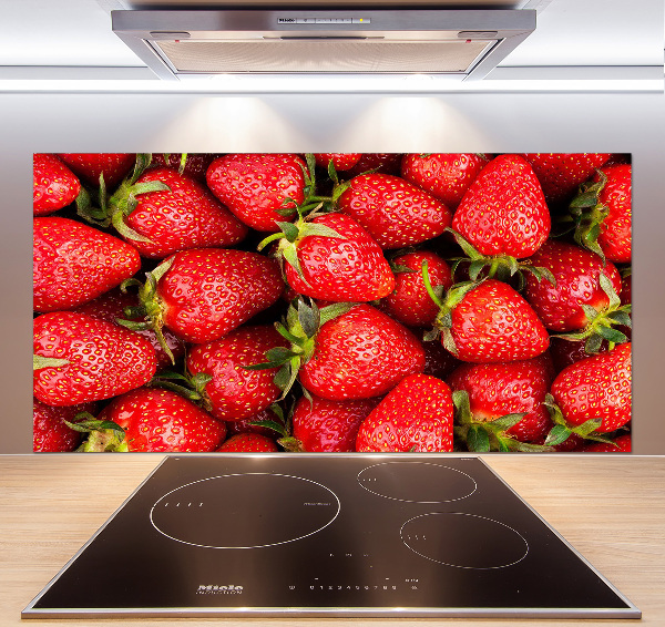 Kitchen splashback Strawberries