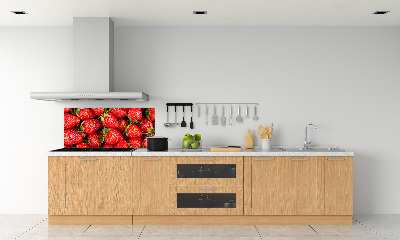 Kitchen splashback Strawberries