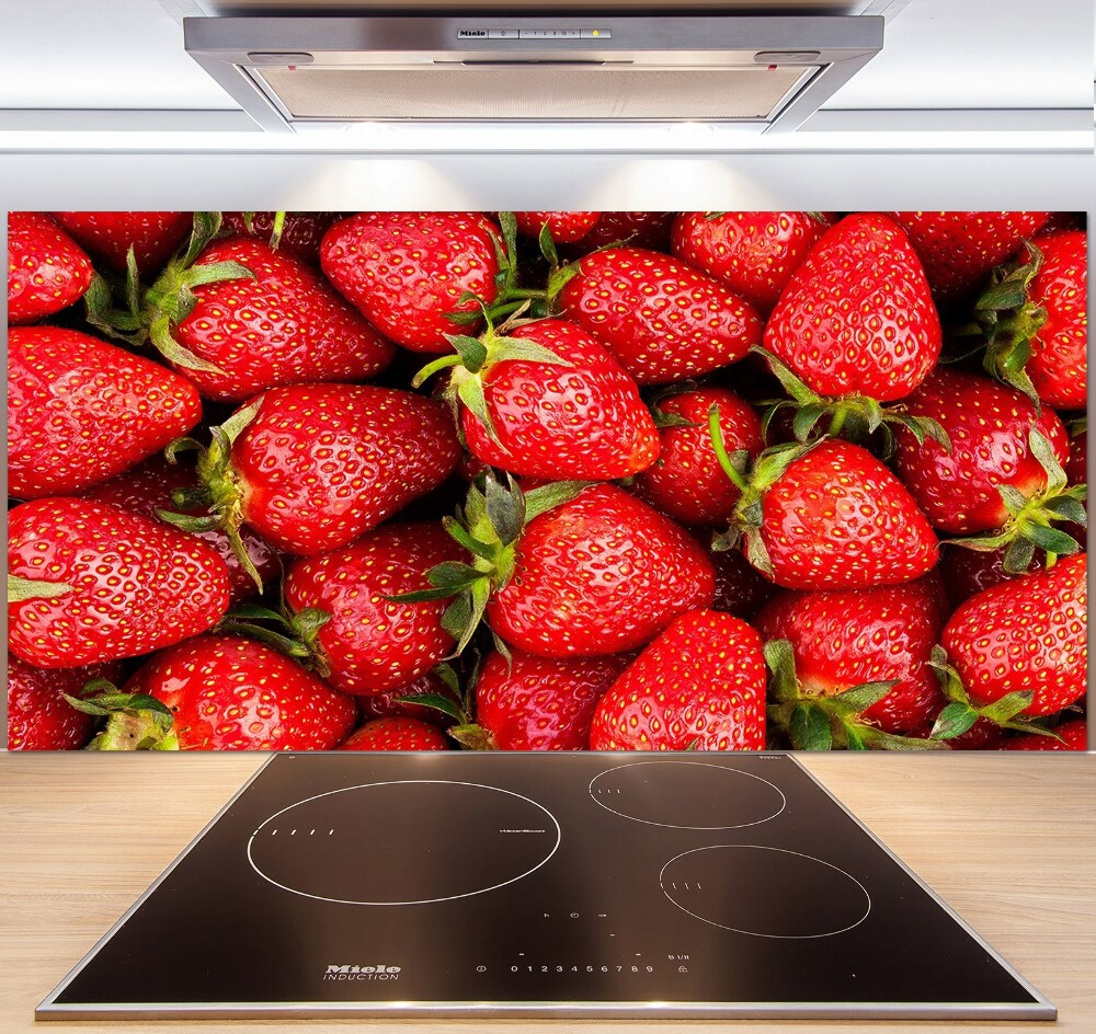 Kitchen splashback Strawberries