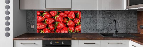 Kitchen splashback Strawberries