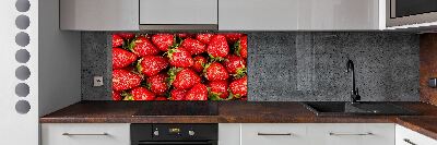 Kitchen splashback Strawberries